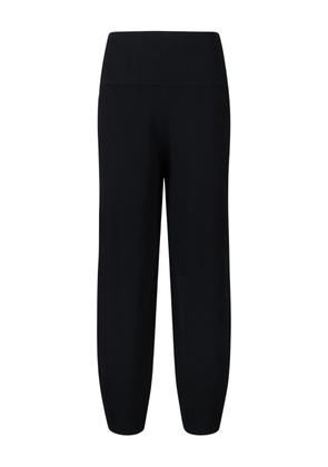 LIU JO waist-banded straight trousers - Black