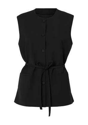 SELECTED sleeveless blouse - Black