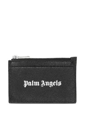 Palm Angels Kids logo-print cardholder - Black