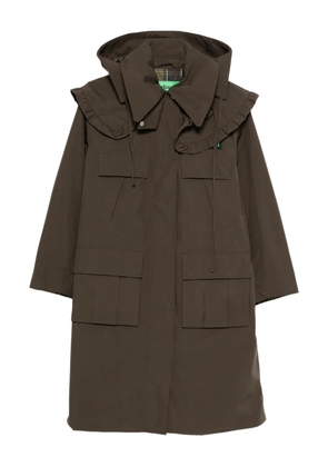 Barbour ruffled hooded jacket - Green