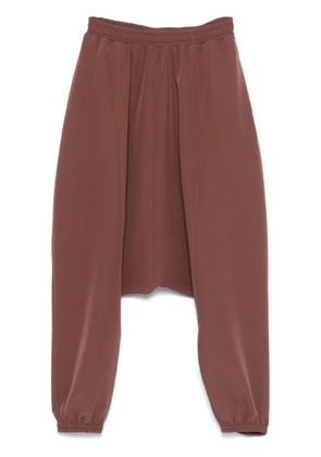 Alchemy drop-crotch trousers - Brown