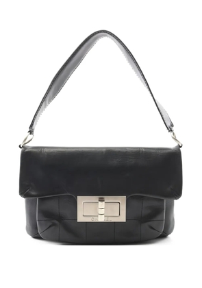 CHANEL Pre-Owned 2003-2004 2.55 Chocolate bar flap-closure shoulder bag - Black