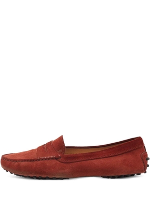 Tod's Vintage suede loafers - Brown