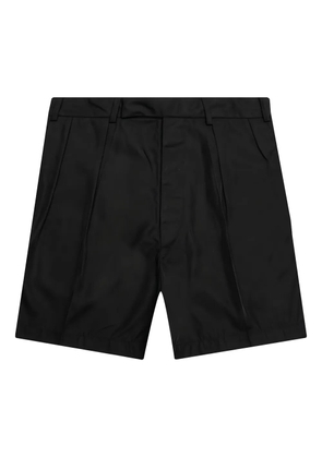 Raf Simons double-pleat shorts - Black