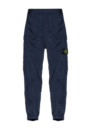 Stone Island logo-patch track pants - Blue