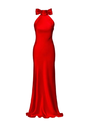 IL VOLO Oria halterneck maxi dress - Red