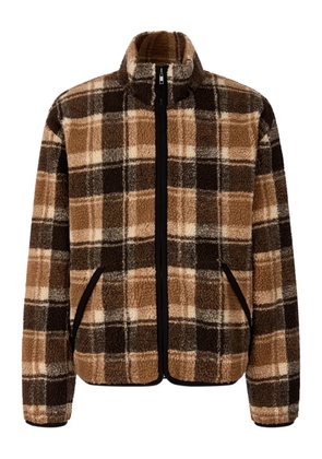 TOMBOY checked-pattern jacket - Brown
