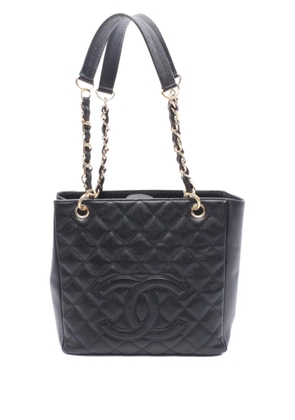 CHANEL Pre-Owned 2003-2004 matelasse chain shoulder bag - Black