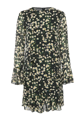 Moschino Pre-Owned floral-print mini dress - Black