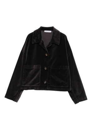 Rosso 35 velvet patch-pocket jacket - Black