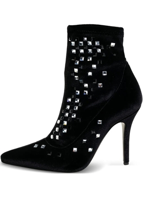 Giuseppe Zanotti Vintage 95mm crystal-embellished ankle boots - Black