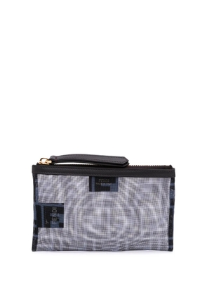 Fendi Pre-Owned 2010-2025 FF Mesh pouch - Grey