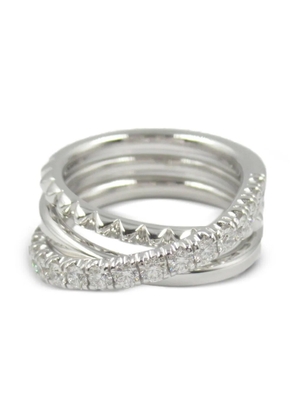 Cartier 2010s 18K white gold Etincels diamond ring - Silver