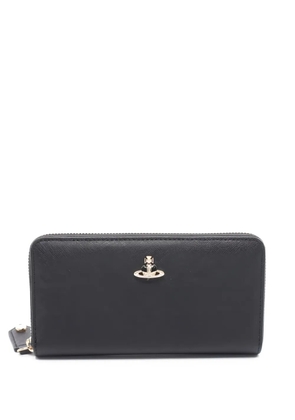 Vivienne Westwood Pre-Owned 2020 Classic zip-up wallet - Black