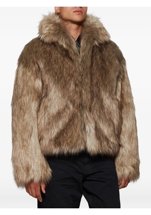 MISBHV bianca faux fur jacket - Brown