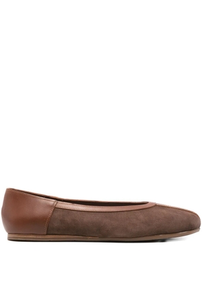 Ancient Greek Sandals Aeropi panelled ballet flats - Brown