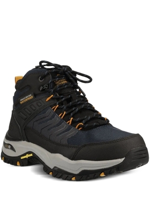 Skechers logo-detail boots - NAVY BLUE