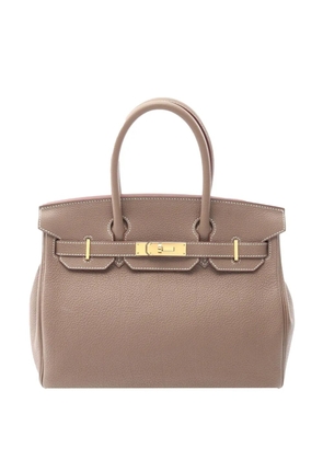 Hermès Pre-Owned 2017 Togo Birkin Retourne 30 handbag - Brown
