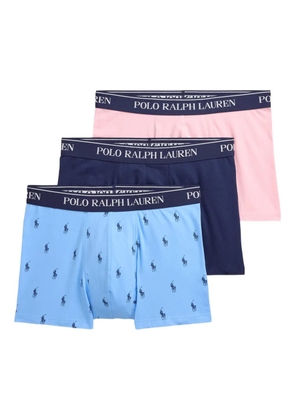 Polo Ralph Lauren logo-waistband boxers (set of three) - Blue