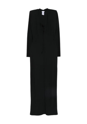 Amazuìn Lara maxi dress - Black