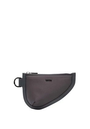 Christian Dior Pre-Owned 2023 Nylon Saddle coin pouch - Grey