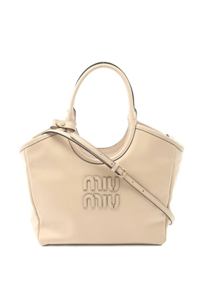 Miu Miu Pre-Owned 2010s Ivy tote bag - Neutrals