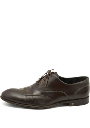 Louis Vuitton Pre-Owned lace-up derby shoes - Brown