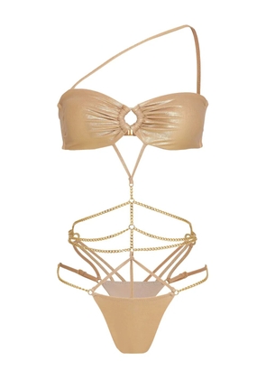 Amir Slama metallic bikini - Gold