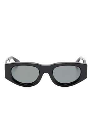 Thierry Lasry Dopamy geometric-frame sunglasses - 101 BLACK