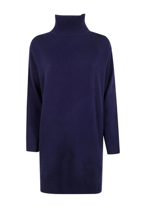 Rossopuro halterneck kmini dress - Blue