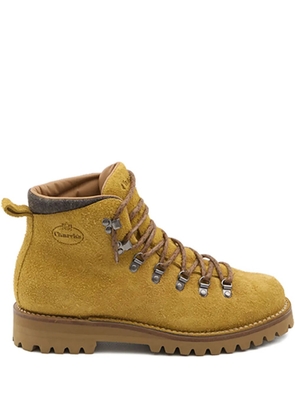 Church's Poulton lace-up leather hiking boots - Yellow