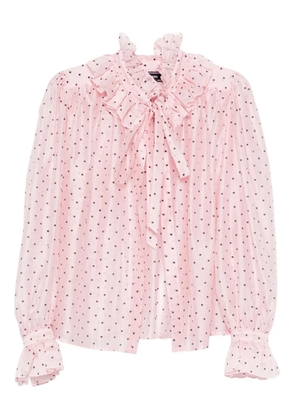 STYLAND polka-dot blouse - Pink