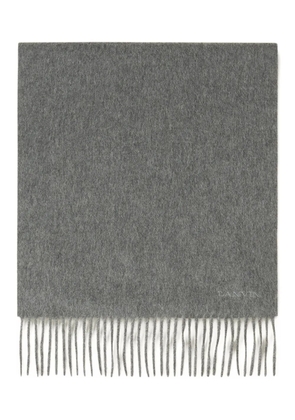 Lanvin fringed wool scarf - Grey
