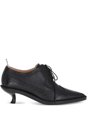 Thom Browne 50mm pebble-grain leather shoes - Black