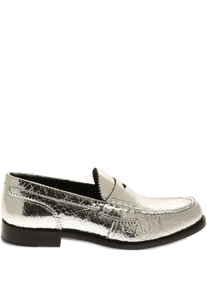 college Antik Tani penny loafers - Silver