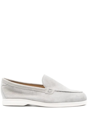 Doucal's slip-on suede moccasins - Grey