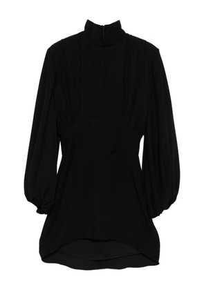 Vestiaire d'un Oiseau Libre Eve high-neck balloon-sleeve mini dress - Black