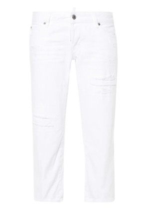 DSQUARED2 Capri cropped jeans - White