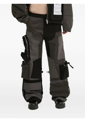 Karl Lagerfeld Jeans patchwork cargo trousers - Black