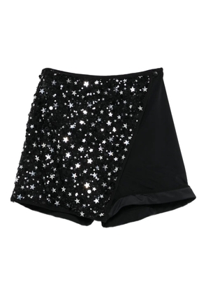 MITILIANE COUTURE sequin-embellished shorts - Black