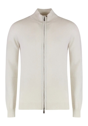 Moorer Benson-WSK zip-up cardigan - Neutrals