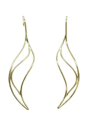 Tiffany & Co. Pre-Owned 2010s 18K yellow gold small Wave earrings