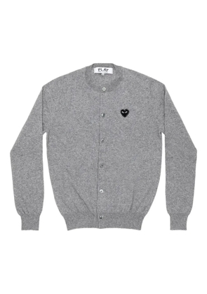 Comme Des Garçons Play heart-embellished cardigan - Grey