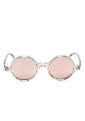 Emporio Armani round-frame sunglasses - Brown