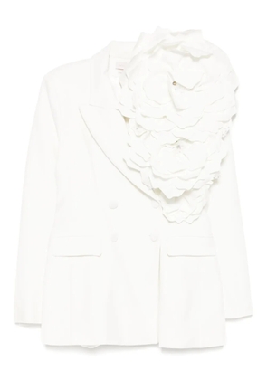 Saiid Kobeisy floral tailored blazer - White