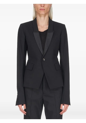 Rick Owens single-button tailored blazer - Black