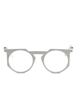 VAVA Eyewear WL0025 geometric-frame glasses - White