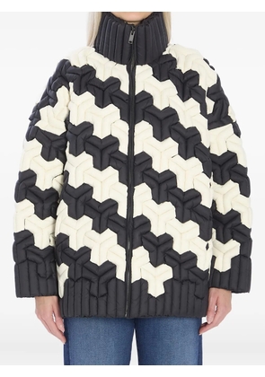 RAXXY high-collar zip-fastening puffer jacket - Black