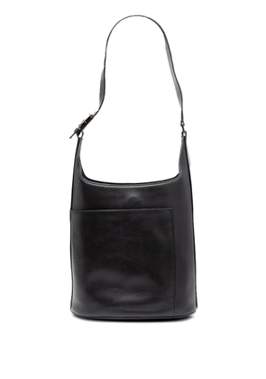 Ferragamo Pre-Owned 1990-2020 Leather Gancini shoulder bag - Black