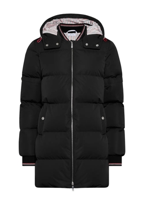 Thom Browne zip-up padded coat - Black